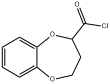 2H-1,5-Benzodioxepin-2-carbonyl chloride, 3,4-dihydro Struktur