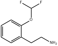 Benzeneethanamine, 2-(difluoromethoxy)- (9CI) Structure