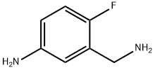 Benzenemethanamine, 5-amino-2-fluoro- (9CI) Struktur