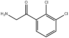 2-氨基-1-(2,3-二氯苯基)乙烷-1-酮, 771571-90-5, 结构式