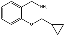 (2-(环丙基甲氧基)苯基)甲胺, 771572-58-8, 结构式