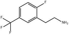 2-Fluoro-5-trifluoromethylphenylethylamine Struktur