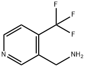 [4-(トリフルオロメチル)ピリジン-3-イル]メチルアミン 化学構造式