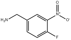4-氟-3-硝基苄胺 结构式