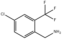 4-CHLORO-2-(TRIFLUOROMETHYL)BENZYLAMINE Struktur