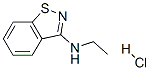 N-ethyl-1,2-benzisothiazol-3-amine monohydrochloride 结构式