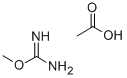 2-メチルイソ尿素·酢酸 化学構造式