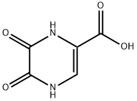 5,6-ジヒドロキシピラジン-2-カルボン酸 化学構造式