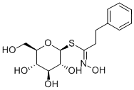 デスルホフェネチルグルコシノラート 化学構造式