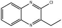 2-クロロ-3-エチルキノキサリン 化学構造式