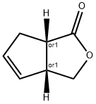 (1S,5S)-3-氧杂二环[3.3.0]辛-6-烯-2-酮 结构式