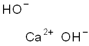 calcium dihydroxide Struktur