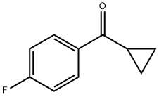 Cyclopropyl 4-fluorophenyl ketone Struktur