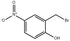 2-ヒドロキシ-5-ニトロベンジル ブロミド 化学構造式