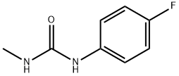 1-Methyl-3-(4-fluorophenyl)urea Structure