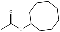 シクロオクタノールアセタート 化学構造式