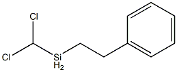 ジクロロ(2-フェニルエチル)(メチル)シラン 化学構造式