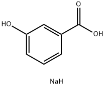 3-ヒドロキシ安息香酸 ナトリウム 化学構造式