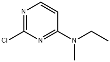 2-クロロ-N-エチル-N-メチル-4-ピリミジンアミン 化学構造式