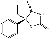 2,4-Oxazolidinedione,5-ethyl-5-phenyl-,(S)-(9CI) Struktur