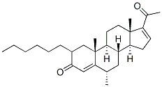 6 alpha-methyl-16 alpha,17 alpha-cyclohexylpregn-4-en-3,20-dione Struktur