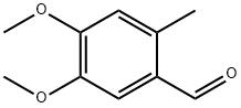 4,5-二甲氧基-2-甲基苯甲醛, 7721-62-2, 结构式