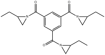 1,1',1''-(benzene-1,3,5-triyltricarbonyl)tris[2-ethylaziridine] Struktur