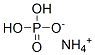 Ammonium dihydrogen phosphate Struktur