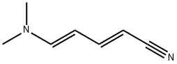 2,4-Pentadienenitrile,5-(dimethylamino)-,(2E,4E)-(9CI) Structure