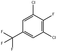 3,5-ジクロロ-4-フルオロベンゾトリフルオリド 化学構造式