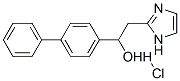 alpha-(1-Imidazolylmethyl)-4-biphenylmethanol hydrochloride 结构式