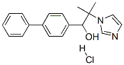 alpha-(2-(1-Imidazolyl)-2-propyl)-4-biphenylmethanol hydrochloride 结构式