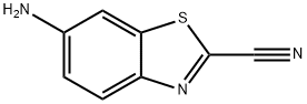 6-氨基-2-苯并噻唑甲腈, 7724-12-1, 结构式
