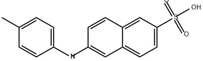 6-对甲苯氨基-2-萘磺酸钾盐,7724-15-4,结构式