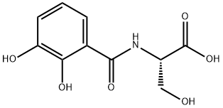 (2S)-2-[(2,3-dihydroxybenzoyl)amino]-3-hydroxy-propanoic acid Structure