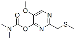 5-methoxy-2-[(methylthio)methyl]-4-pyrimidinyl dimethylcarbamate Struktur