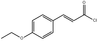 (2E)-3-(4-エトキシフェニル)アクリロイルクロリド 化学構造式