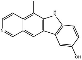5-Methyl-6H-pyrido(4,3-b)carbazol-9-ol Structure