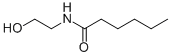 N-(2-ヒドロキシエチル)ヘキサンアミド 化学構造式