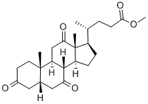 5-BETA-CHOLANIC ACID-3,7,12-TRIONE METHYL ESTER Structure