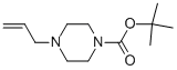 4-アリルピペラジン-1-カルボン酸tert-ブチル 化学構造式