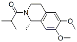 (1S)-6,7-Dimethoxy-1-methyl-2-(2-methyl-1-oxopropyl)-1,2,3,4-tetrahydroisoquinoline Structure