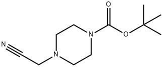 1-BOC-4-CYANOMETHYL PIPERAZINE Structure