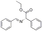 N-Benzylidene-DL-phenylglycine Ethyl Ester Struktur