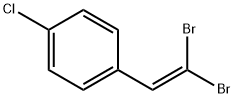 1,1-Dibromo-2-(4-chlorophenyl)ethene Struktur