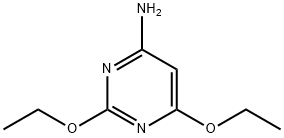 2,6-DIETHOXY-4-PYRIMIDINAMINE Struktur