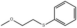 2-METHOXYETHYL PHENYL SULFIDE Structure