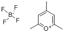 2,4,6-トリメチルピリリウムテトラフルオロボラート 化学構造式
