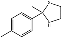 2-Methyl-2-(p-tolyl)thiazolidine Structure