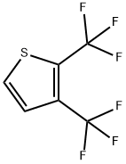 2,3-Bis(trifluoromethyl)thiophene Structure